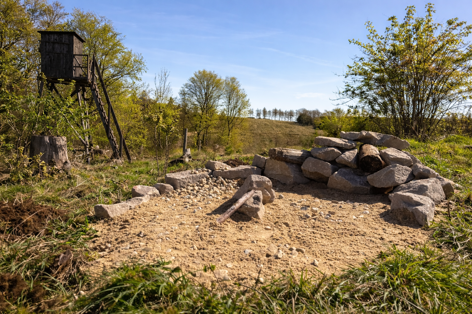 Geschützter Lebensraum für Reptilien und Amphibien